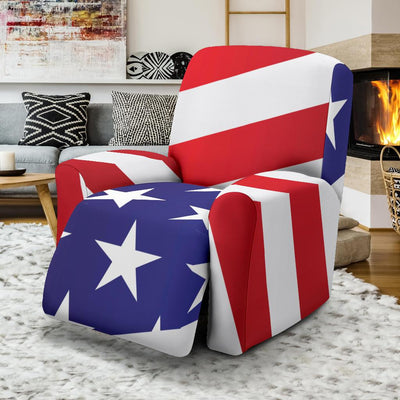 American flag Print Recliner Slipcover-JTAMIGO.COM