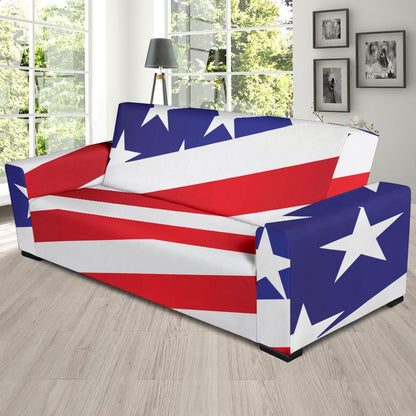 American flag Print Sofa Slipcover-JTAMIGO.COM