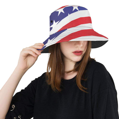 American flag Print Unisex Bucket Hat