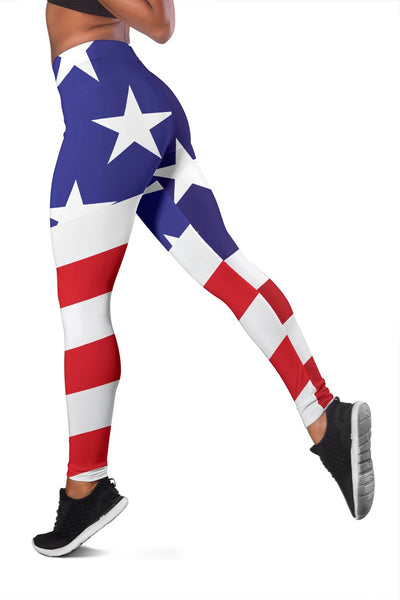 American flag Print Women Leggings