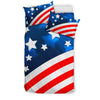American Flag Style Duvet Cover Bedding Set