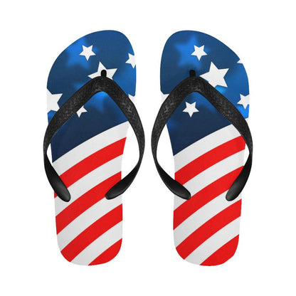 American flag Style Flip Flops-JTAMIGO.COM