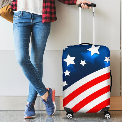 American Flag Style Luggage Cover Protector
