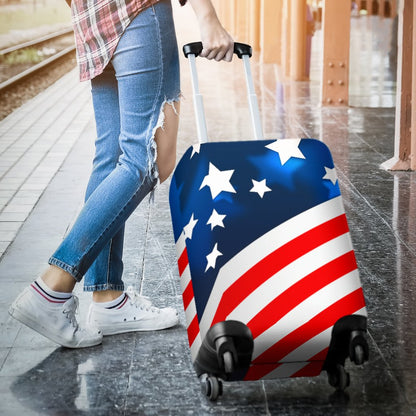 American Flag Style Luggage Cover Protector