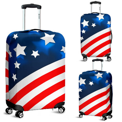 American Flag Style Luggage Cover Protector