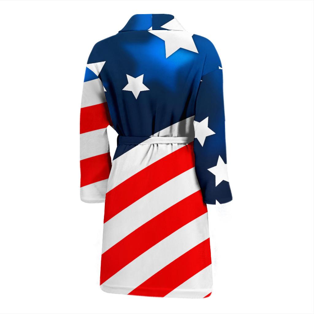 American flag Style Men Bath Robe-JTAMIGO.COM