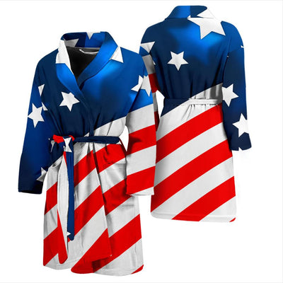 American flag Style Men Bath Robe-JTAMIGO.COM