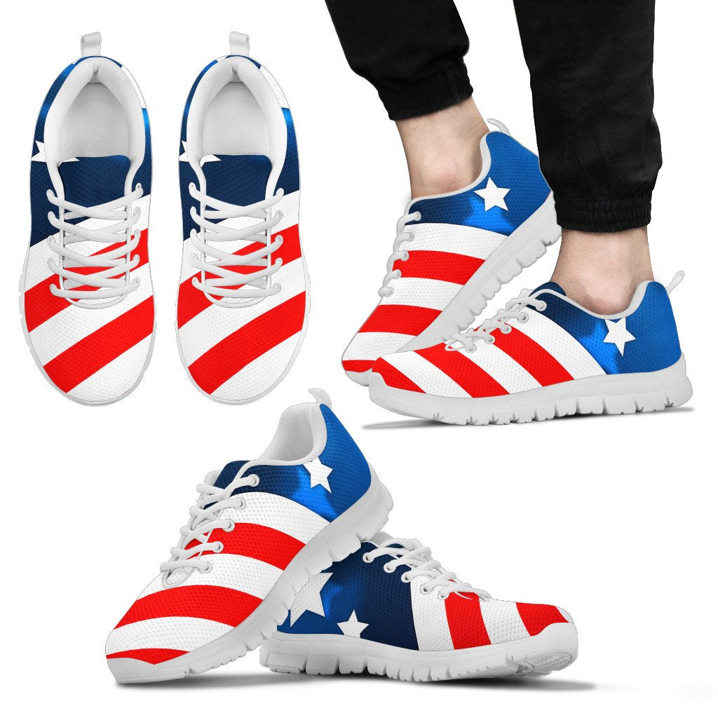 American flag Style Men Sneakers Shoes