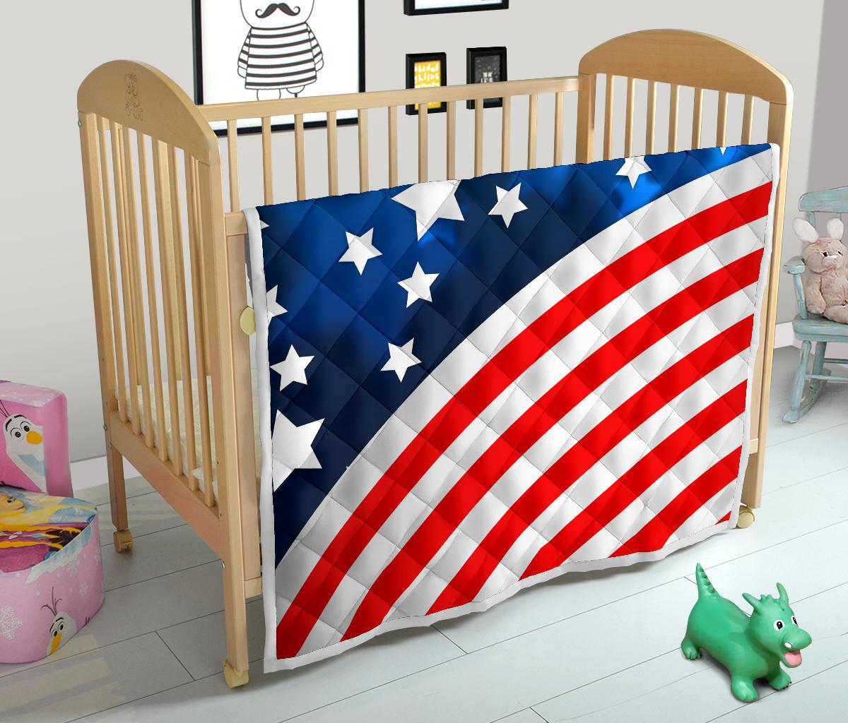 American flag Style Premium Quilt-JTAMIGO.COM