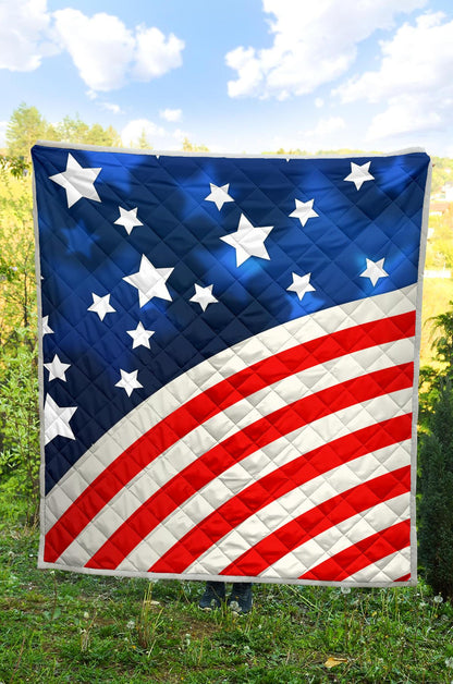 American flag Style Premium Quilt-JTAMIGO.COM