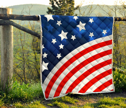American flag Style Premium Quilt-JTAMIGO.COM