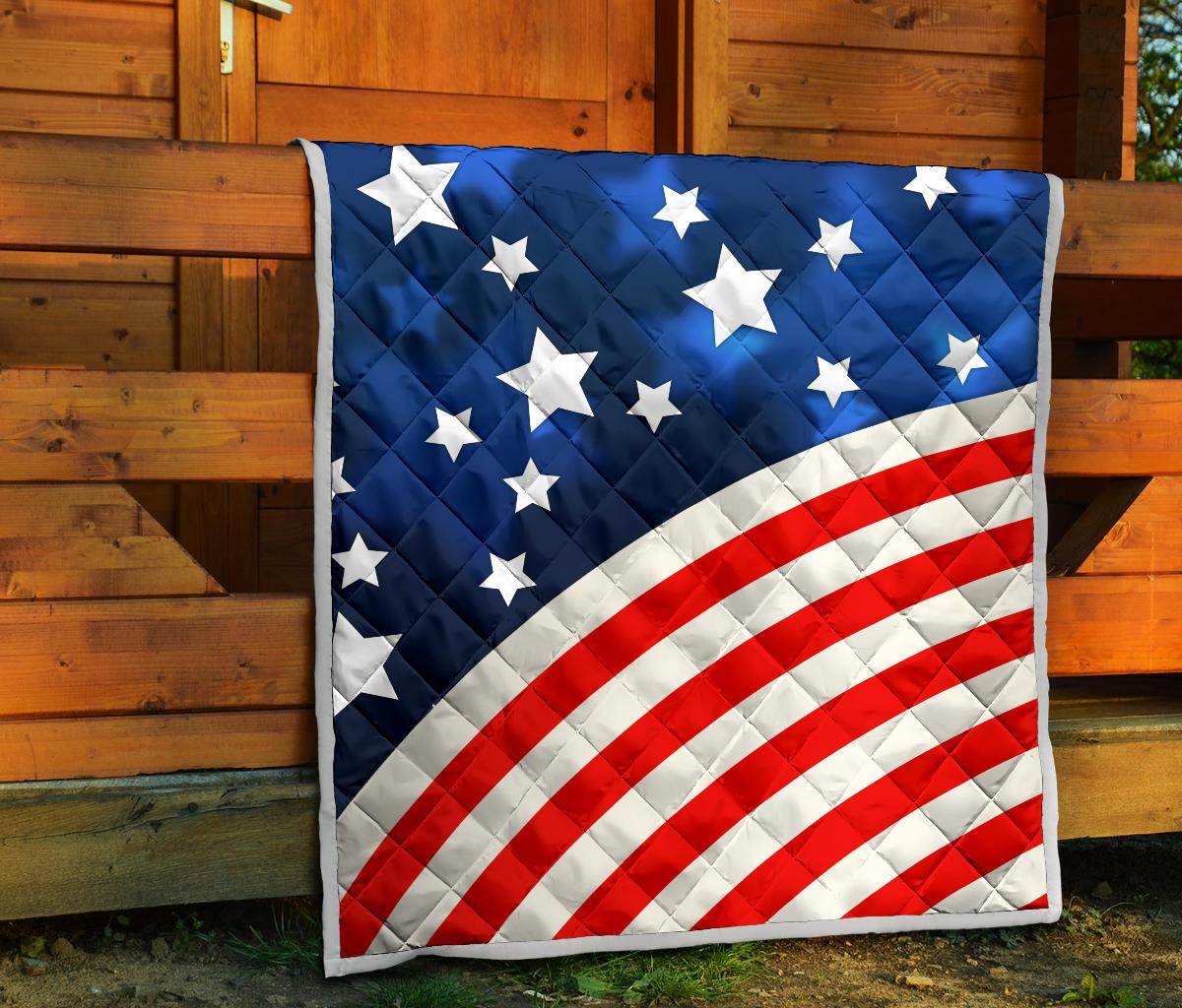 American flag Style Premium Quilt-JTAMIGO.COM