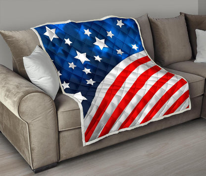 American flag Style Premium Quilt-JTAMIGO.COM