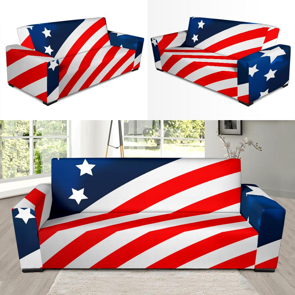 American flag Style Sofa Slipcover-JTAMIGO.COM