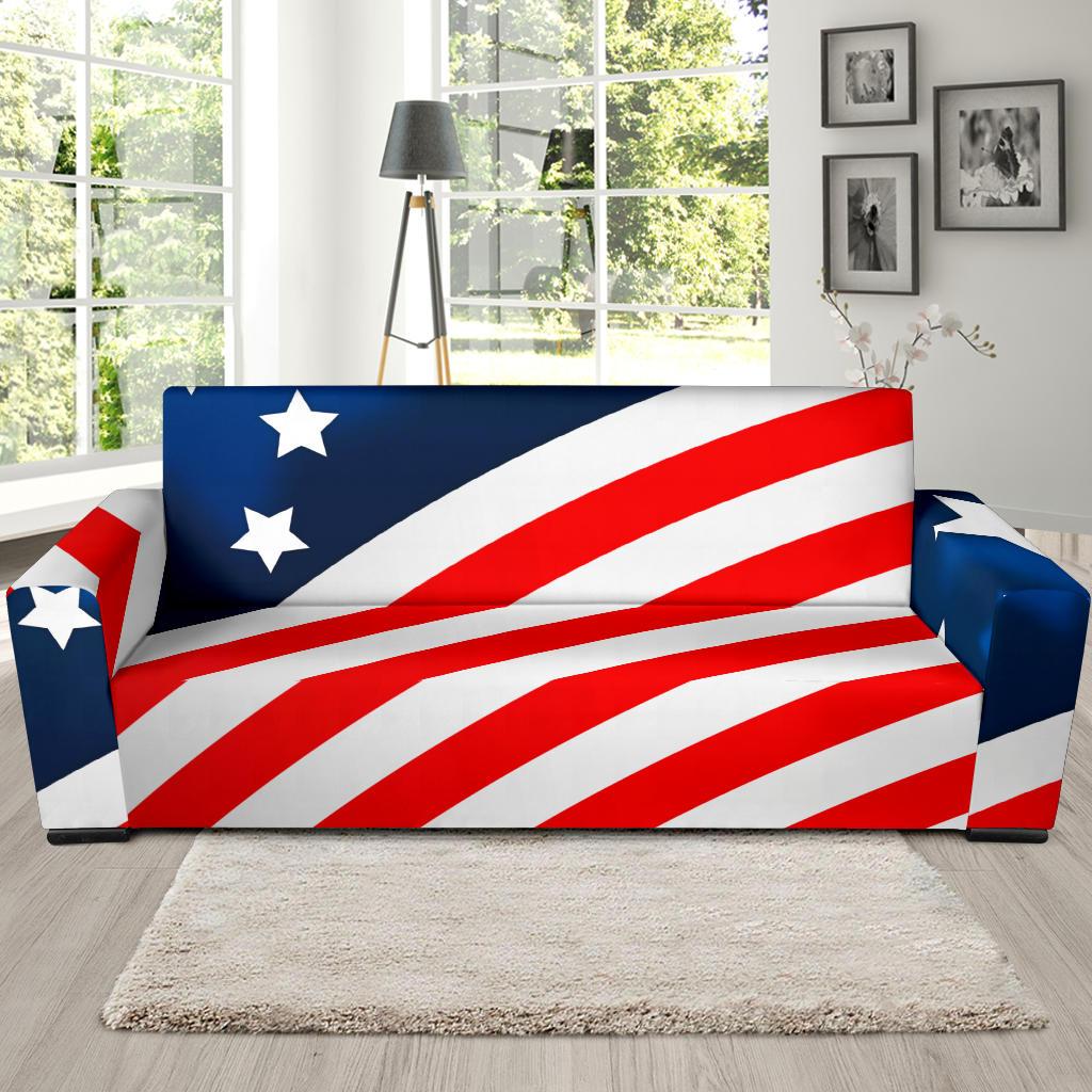 American flag Style Sofa Slipcover-JTAMIGO.COM