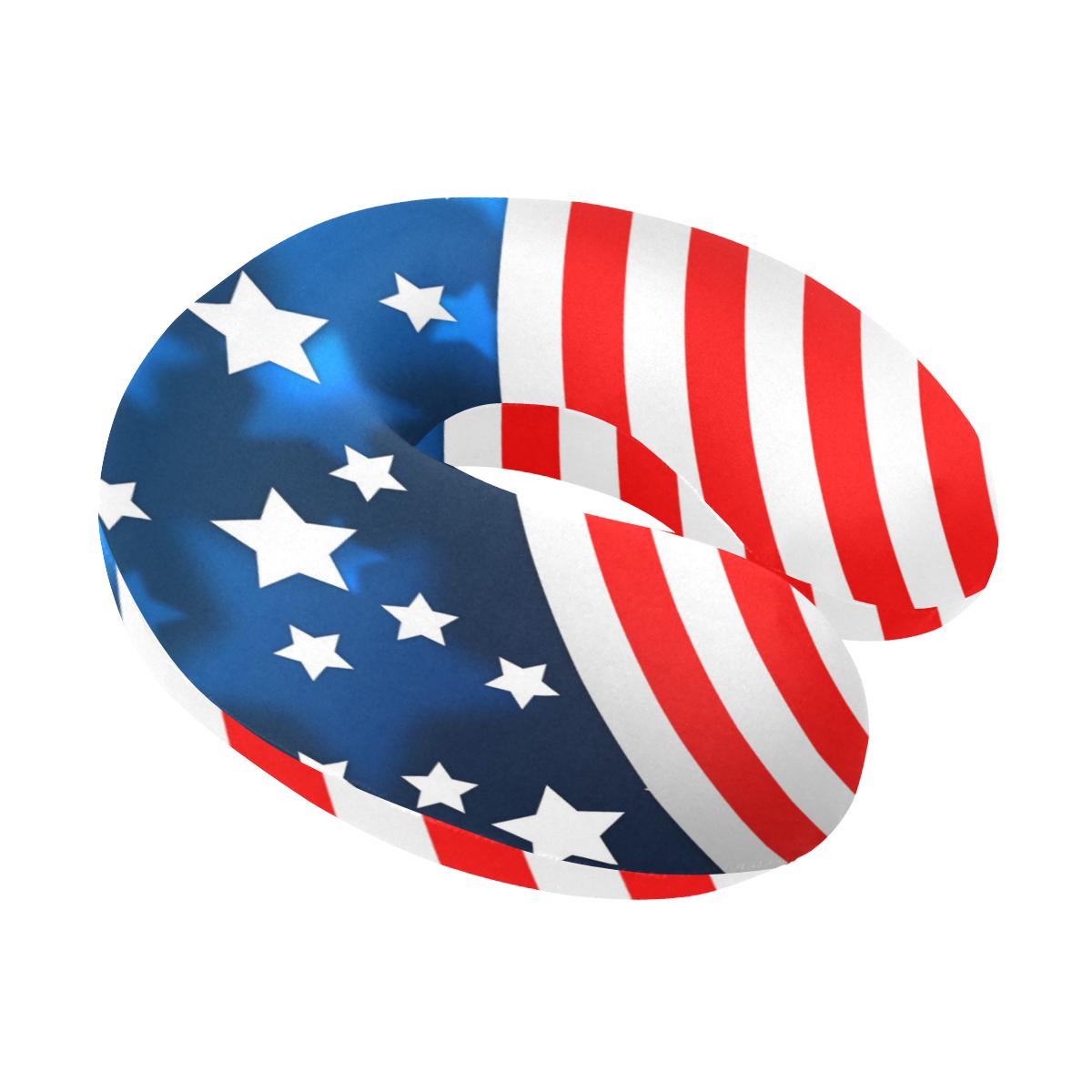 American flag Style U-Shaped Travel Neck Pillow-JTAMIGO.COM