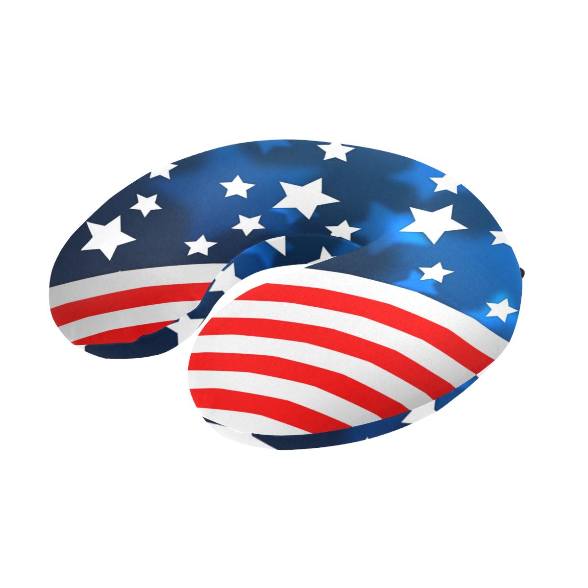 American flag Style U-Shaped Travel Neck Pillow-JTAMIGO.COM