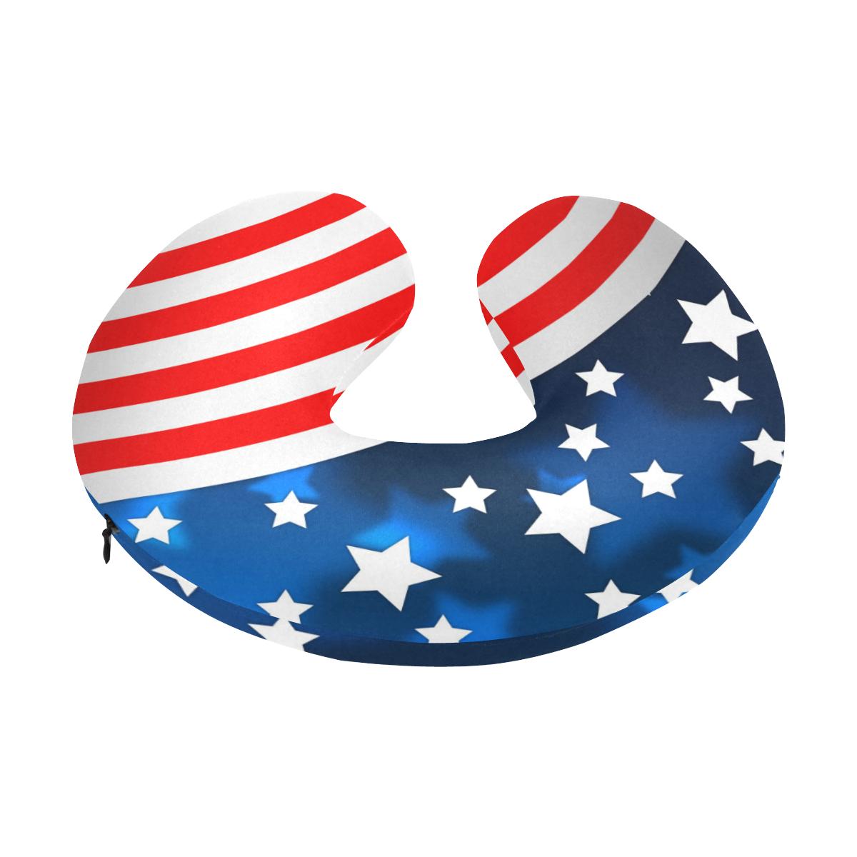 American flag Style U-Shaped Travel Neck Pillow-JTAMIGO.COM