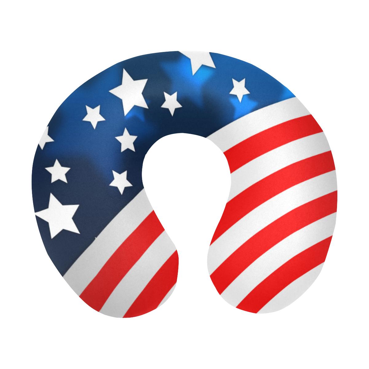 American flag Style U-Shaped Travel Neck Pillow-JTAMIGO.COM