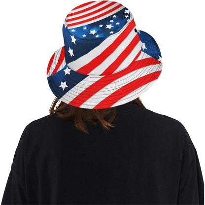 American flag Style Unisex Bucket Hat