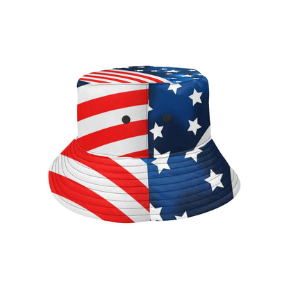 American flag Style Unisex Bucket Hat