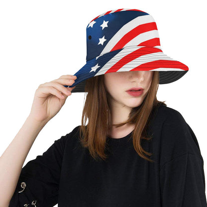 American flag Style Unisex Bucket Hat