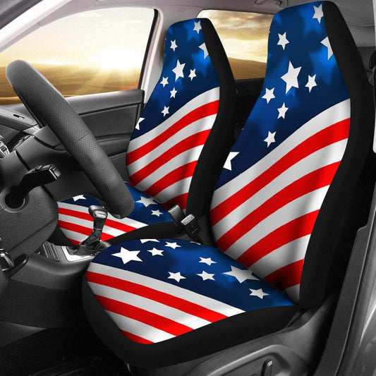 American flag Style Universal Fit Car Seat Covers