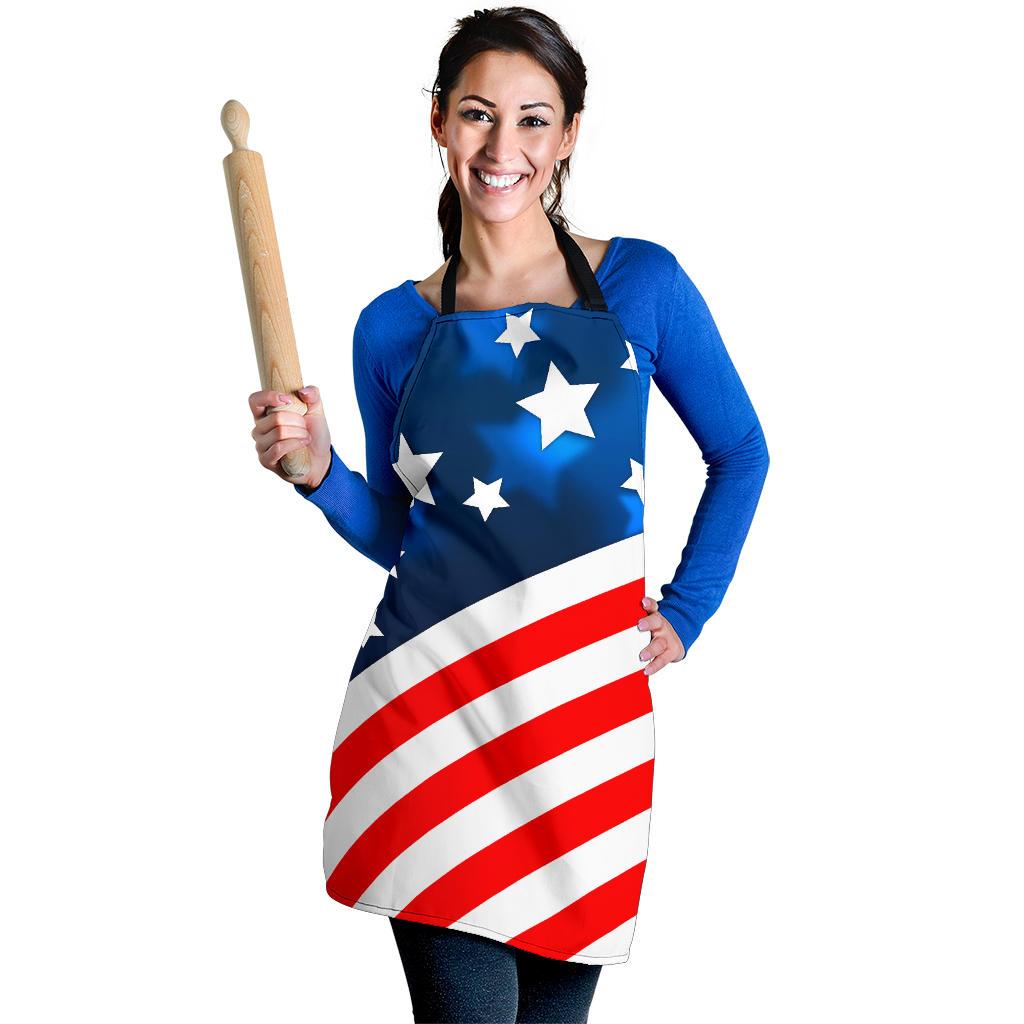 American flag Style Women Apron