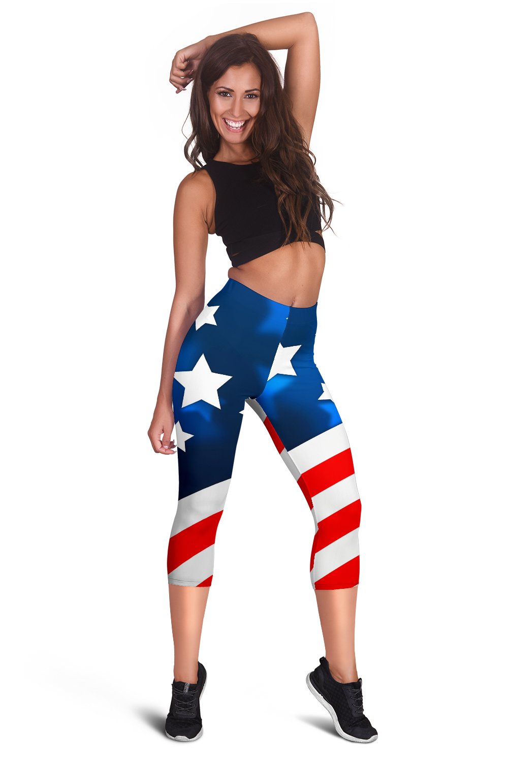 American flag Style Women Capris