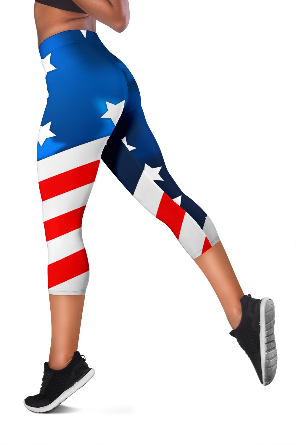American flag Style Women Capris