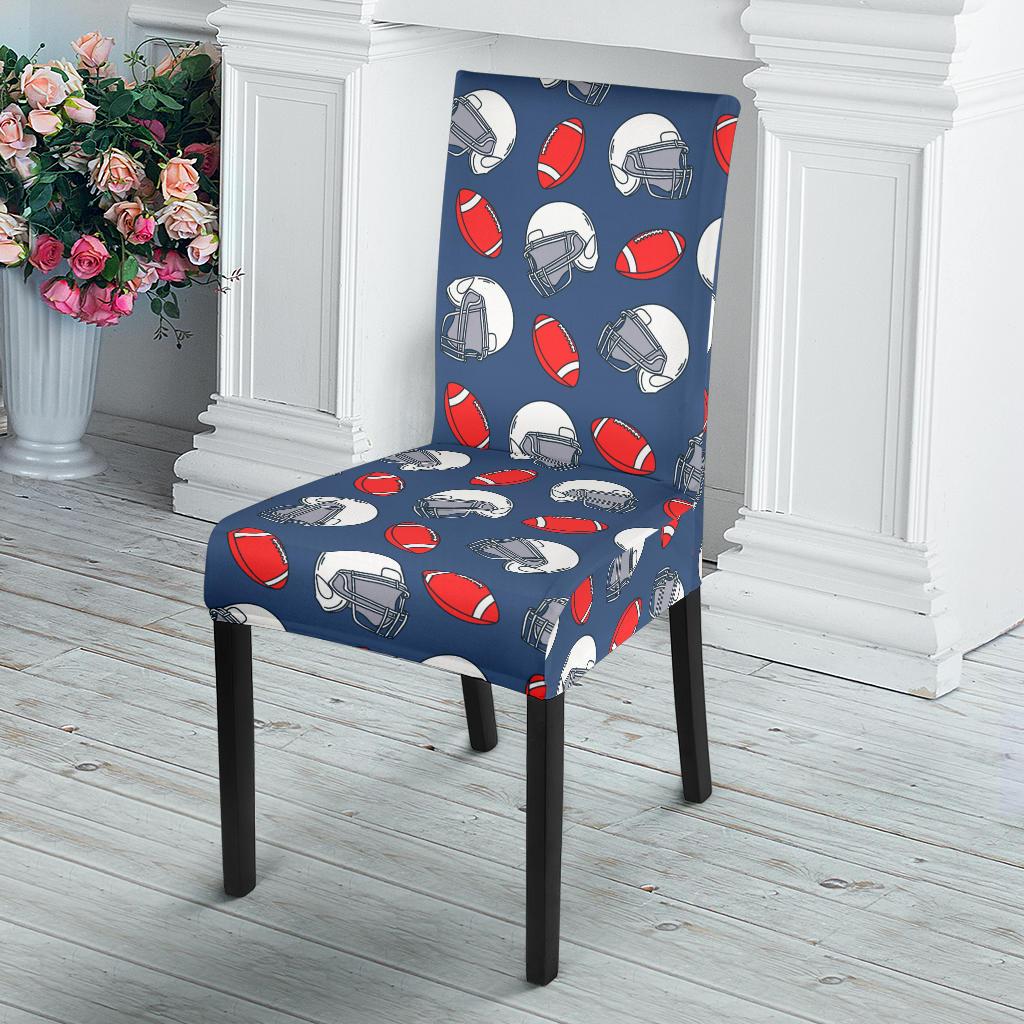 American Football Helmet Design Pattern Dinning Chair Slipper-JTAMIGO.COM