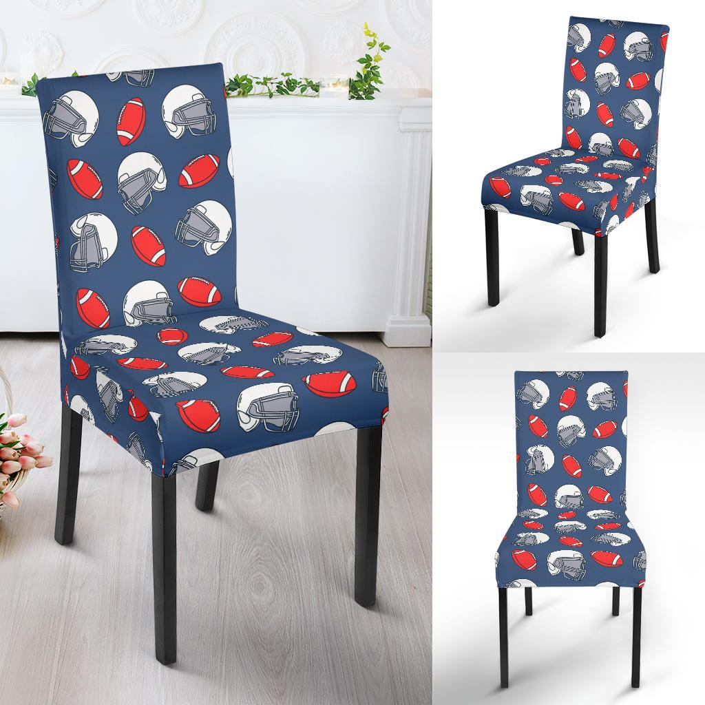 American Football Helmet Design Pattern Dinning Chair Slipper-JTAMIGO.COM