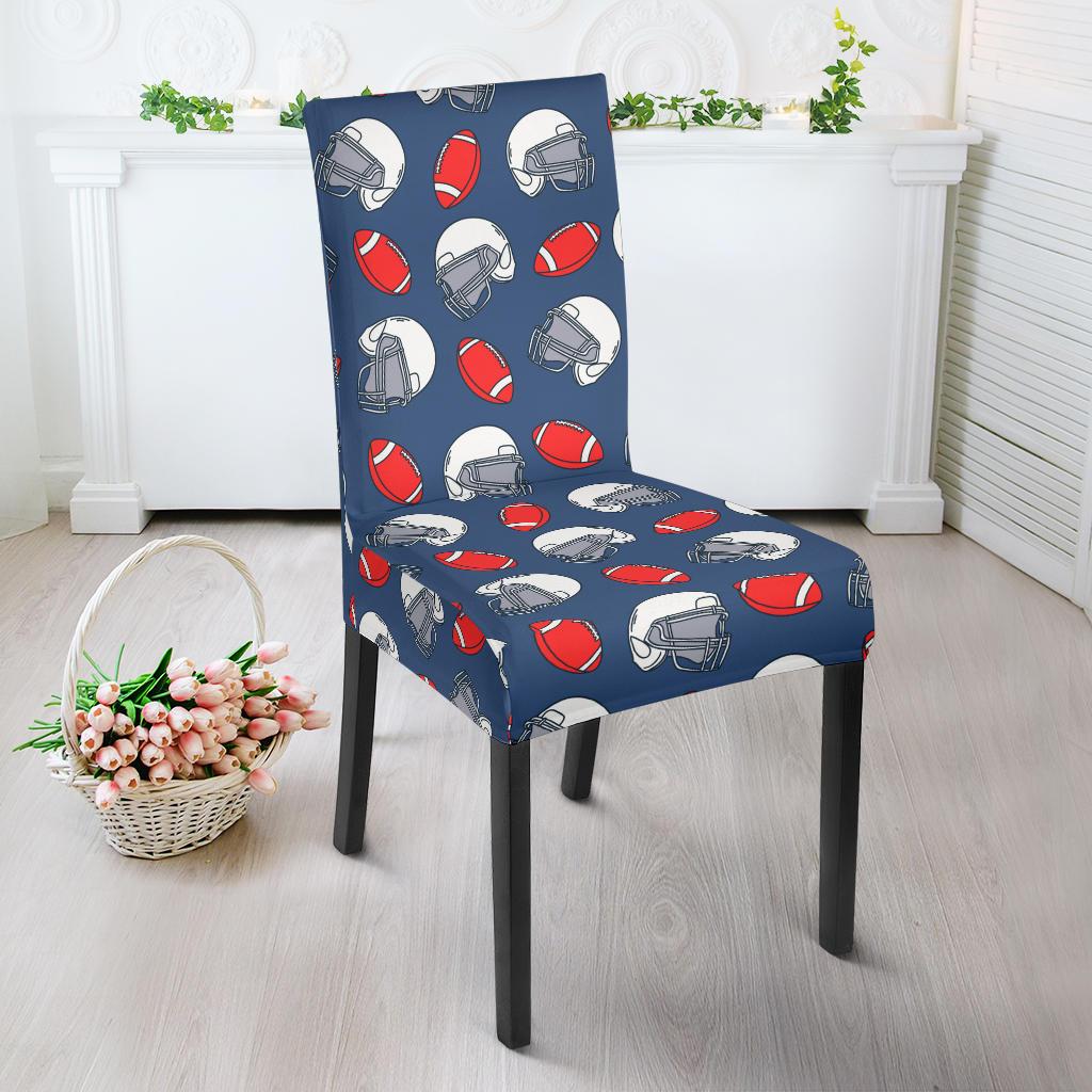 American Football Helmet Design Pattern Dinning Chair Slipper-JTAMIGO.COM