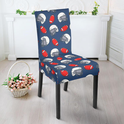 American Football Helmet Design Pattern Dinning Chair Slipper-JTAMIGO.COM
