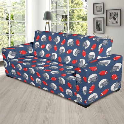 American Football Helmet Design Pattern Sofa Slipcover-JTAMIGO.COM