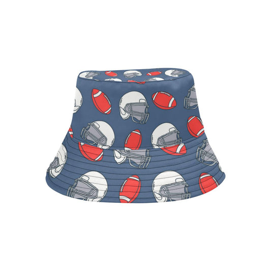 American Football Helmet Design Pattern Unisex Bucket Hat