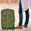 American Football On Field Themed Luggage Cover Protector