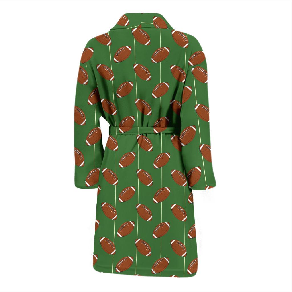 American Football on Field Themed Men Bath Robe-JTAMIGO.COM