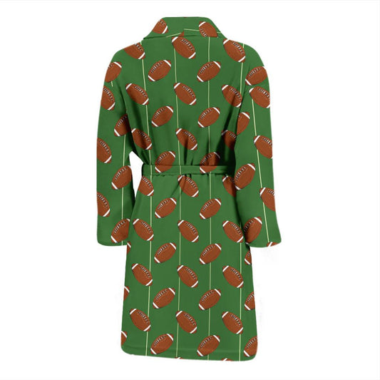 American Football on Field Themed Men Bath Robe-JTAMIGO.COM