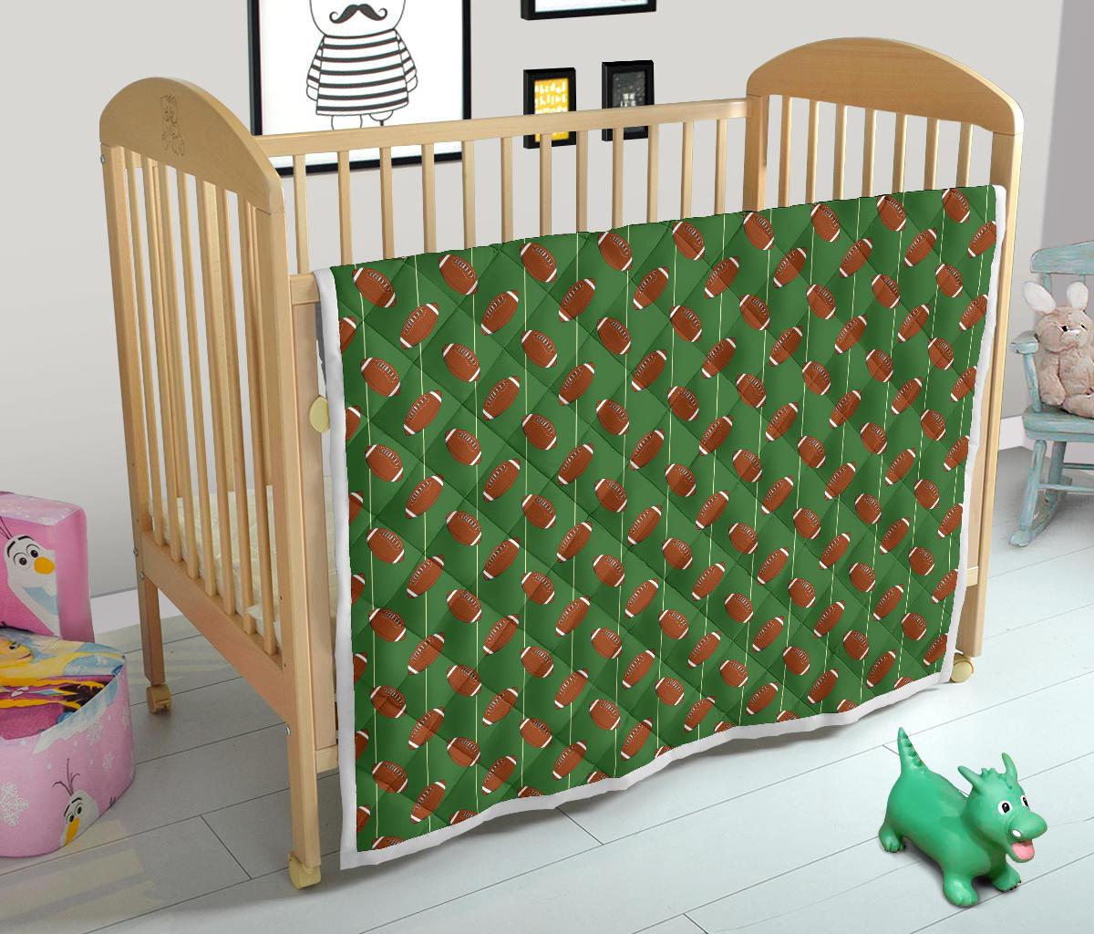 American Football on Field Themed Premium Quilt-JTAMIGO.COM