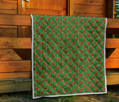 American Football on Field Themed Premium Quilt-JTAMIGO.COM