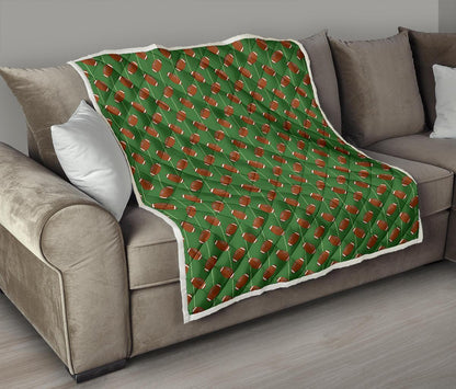 American Football on Field Themed Premium Quilt-JTAMIGO.COM