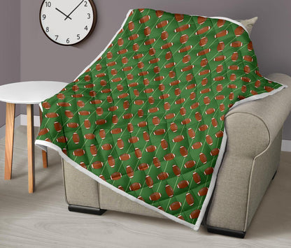 American Football on Field Themed Premium Quilt-JTAMIGO.COM