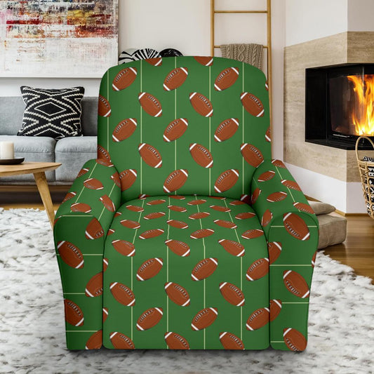 American Football on Field Themed Single Sofa Slipcover -JTAMIGO.COM