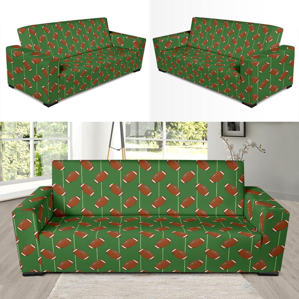 American Football on Field Themed Sofa Slipcover-JTAMIGO.COM