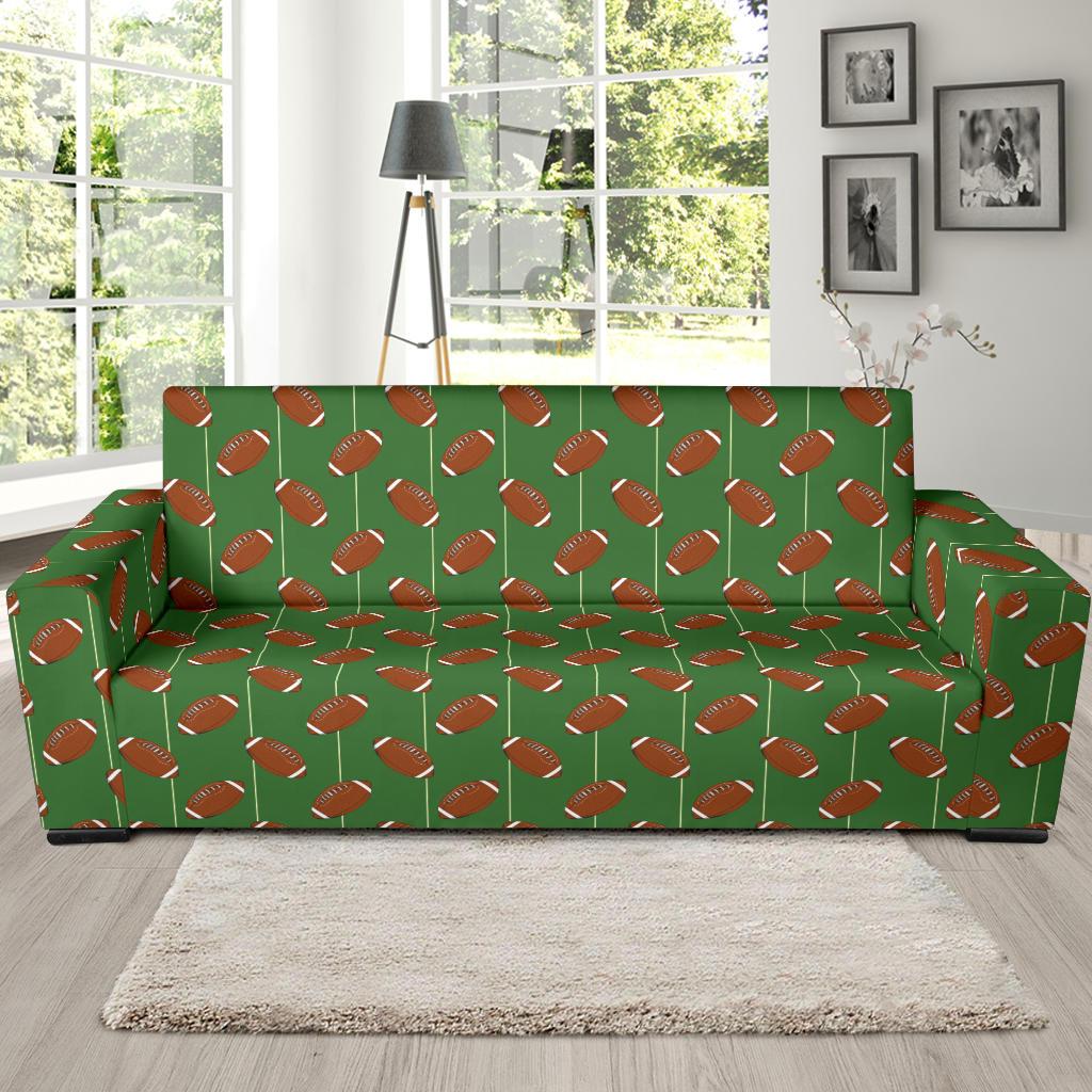 American Football on Field Themed Sofa Slipcover-JTAMIGO.COM