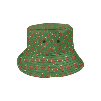 American Football on Field Themed Unisex Bucket Hat