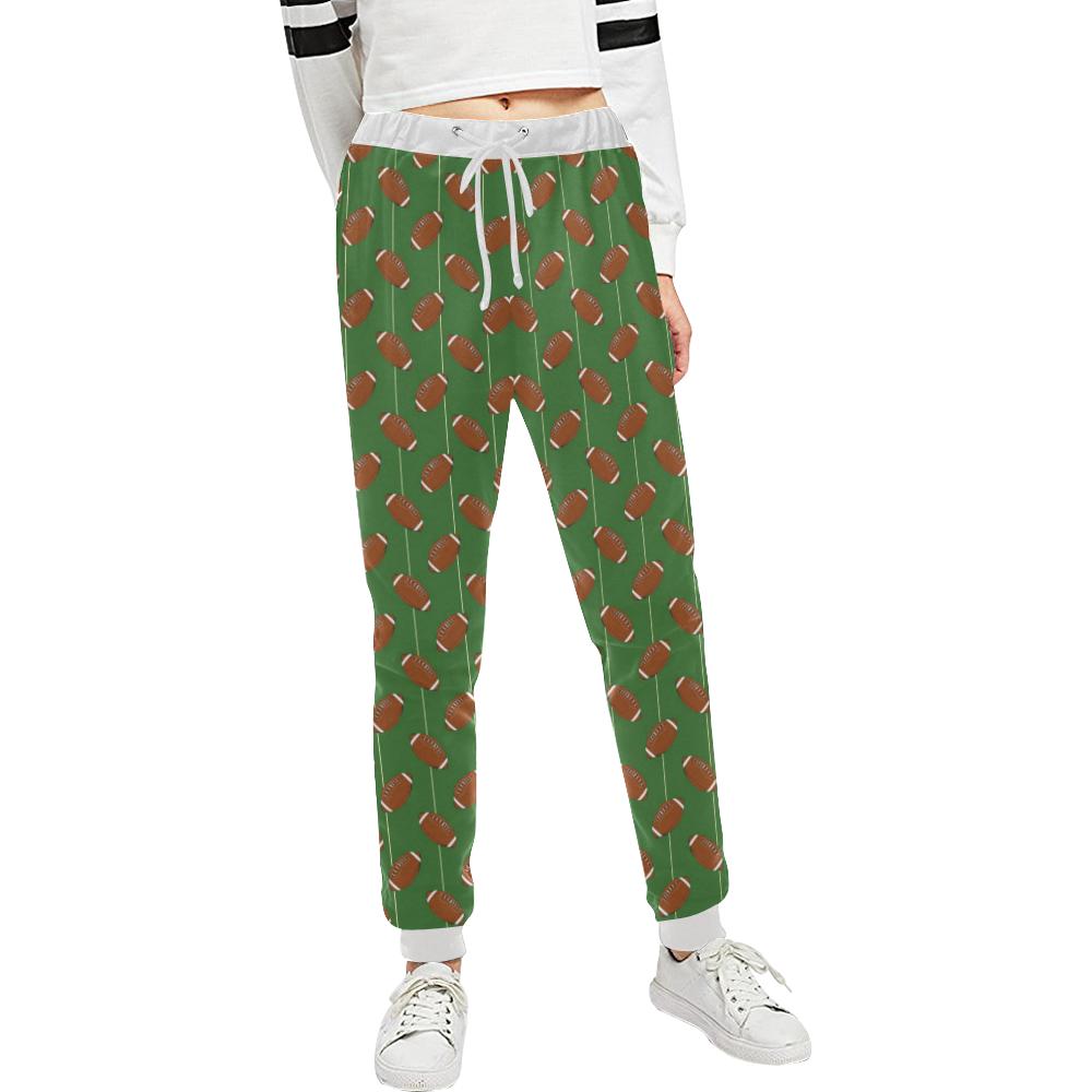 American Football on Field Themed Unisex Casual Sweatpants (Model L11)-JTAMIGO.COM