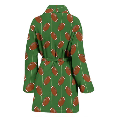 American Football on Field Themed Women Bath Robe-JTAMIGO.COM