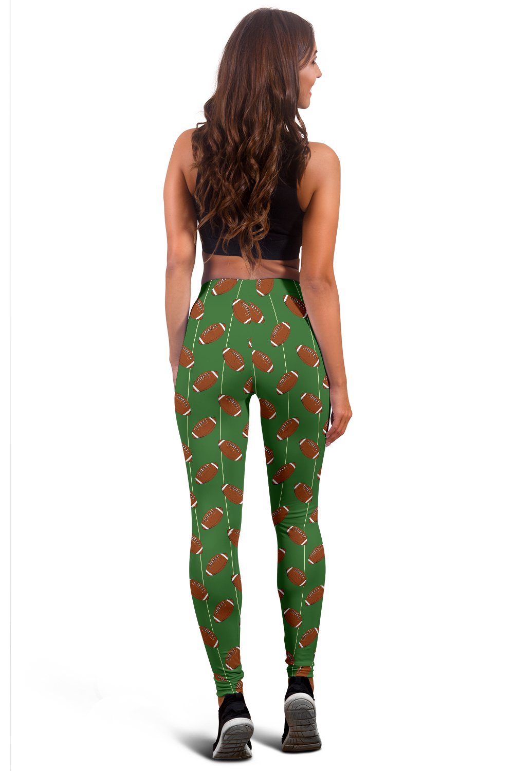 American Football on Field Themed Women Leggings